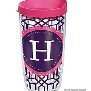 Tervis Octagon Monogram Initial "C” 16 Oz. Tumbler - Great Condition